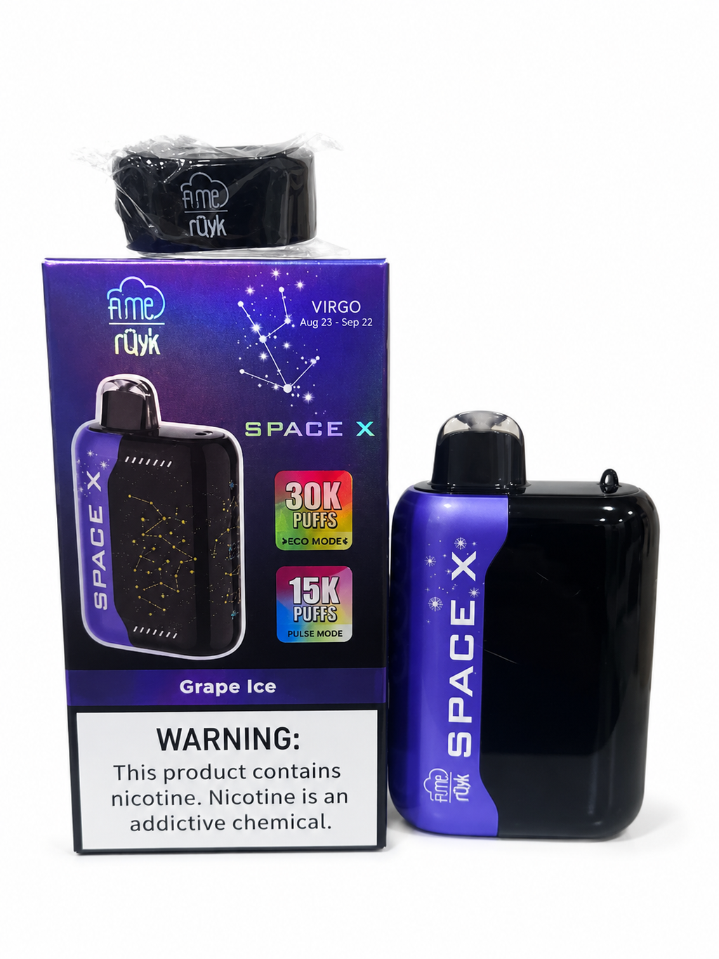 RQYK Space X Grape Ice | 30.000 Puffs