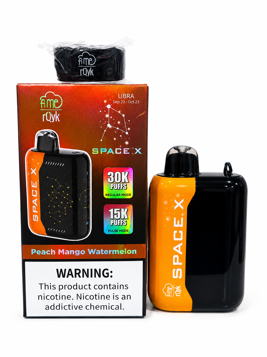 RQYK Space X Peach Mango Watermelon | 30.000 Puffs